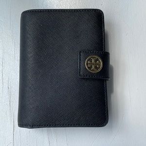 Tory Burch Black Leather Wallet